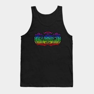 colourful peacock Tank Top